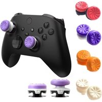 2pcs Video Games Silicone Controller Thumb Grips Cover For PS4/5 Joystick Booster Rocker Stick Extenders Cap Gamepad Accessories