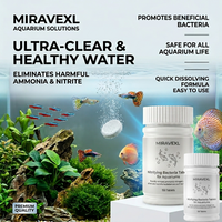 150 Pcs Nitrifying Bacteria Tablets, Fast Bio Filter Starter for Fish Tanks & Ponds, Crystal Clear Aquarium Water Purifier