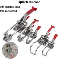 304 Stainless Steel Quick Fixture lock Buckle lock Box Buckle Adjustable clamp Clamping Tool Quick press door bolt
