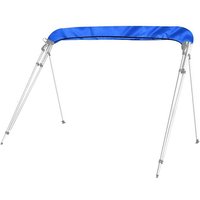 Boat Roof Cover Oxford Cloth Bimini Top Yacht Cover With Zipper And Support Poles Sun Shade Boat Canopy Powerfully Prevent UV