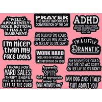 Funny Quotes Enamel Pin ADHD Quotation Brooch Lapel Pins Letters Badge on Backpack Clothing Accessories Fashion Jewelry Gifts