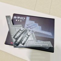 Die-Cast Aircraft Model Toy B-2 1:200 Scale Plane US Air Force B2 A Ghost Bomber ABS Display Collection Gift Educational toys