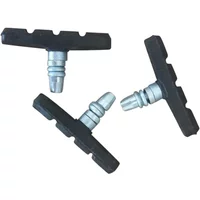 4 Piece Mountain Road Bike Brake Pads Bike Bicycle Braking V-Brake Holder Shoes Rubber Blocks Durable Cycling Accessories