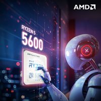 NEW AMD Ryzen 5 5600 6-Core 12-Thread Processor 3.5GHz 65W L3=32M DDR4 PCIe 4.0 Socket AM4 7NM R5 5600 but No Fan