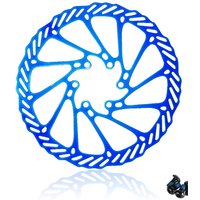 AliExpress SUNTNUR 6-Bolt Blue Bike Brake Rotors 180 MM Stainless Steel Quick Installation 5 Color Options