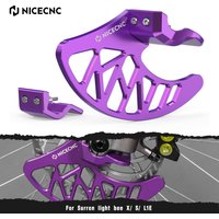 2025 For Surron Light Bee X Front Brake Disc Guard Front Fork Lower Leg Cover Kit For Surron Light Bee S L1E Electric Dirt Bike