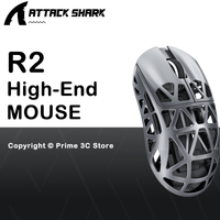 Attack Shark R2 Wireless Gaming Mouse Magnesium Alloy PAW3950 42000 DPI 8000Hz Polling Rate Tri-Mode Lightweight Esports Mouse