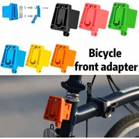 Bike Front Carrier Adapter Block with Screw Accessories Folding Bike Front Carrier Rack for Brompton Folding Bike