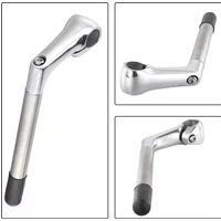 1pc 22.2mm Bicycle Stem Aluminum Alloy Old School Stem Bike Riser Stems For Folding Bikes Replacement Modification Parts