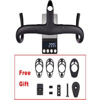 AliExpress NONE No Logo Talon 2025 F Ultra Fast Full Carbon Road Bicycle Handlebar ,Internal Routing Cockpit,Black Matte,Oval Steering Tube