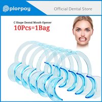 PIORPOY 10Pcs Dental Mouth Opener C Shape Autoclavable Resistant Disinfection Disposable Intraoral Cheek Lip Opener Dentist Tool