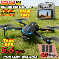 RG806 MAX Drone GPS Brushless Motor 4K Ultra HD Camera 56 Inch Screen Remote Control Obstacle Avoidance Long Battery Life Drone