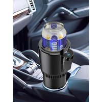 Car 2-in-1 Cooling Heating Cup Holder Digital Temp Display Portable Fast Cool Warm Drink Cup Holder For Vehicle Cup Slot
