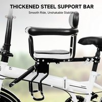 AliExpress NONE Child Bike Seat Electric Mountain Portable Thickened Sponge Seat 80KG Capacity for Multiple Models Child Bike Seat Front Mount