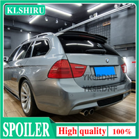 Rear Roof Spoiler Extension For BMW 3 Series E91 Touring M-Pack Facelift 2005-2012 ABS Plastic Car Tail Trunk Wing Lip Exterior