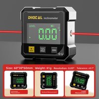 Four Sided Display Angle Gauge Magnetic Suction Accurate Angle Gauge Quick Measurement Digital Display Tilt Angle Box