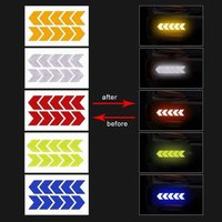 AliExpress NONE Bike Frame Sticker Arrow Reflective Sticker Car Motorcycle Bicycle Decal Safety Cycling Reflective Tape Bike Accessories