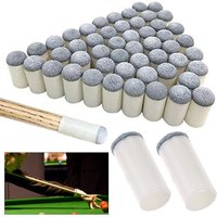 10Pcs/pack Slip-on Billiards Cue Tips Replacement Cover Snooker Accessories Tip Protector 9/10/11/12/13mm Plastic Pool Cue Stick