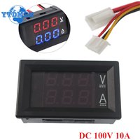 DC 0-100V 10A Digital Voltmeter Ammeter LED Display Module DSN-VC288 LED Amp Dual Digital Volt Meter Gauge Voltage Current