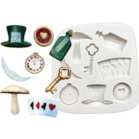 Hat Poker Mushroom Silicone Sugarcraft Mold Resin Tools Cupcake Baking Mould Fondant Cake Decorating Tools