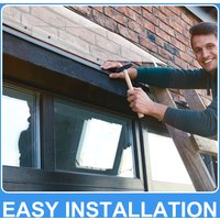 500x1000mm Front Door Wall Canopy Outdoor Awnings Cover Exterior Sunlight Protections Clear Boards Patio Window Awnings Canopys