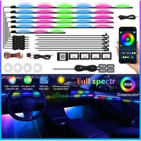 For BMW Only 22 In 1 Neon LED Car Led Interior Ambient Light Car Acrylic Strip F10 F20 F30 E36 E39 E60 E87 E90 E91 E92 G20 G30