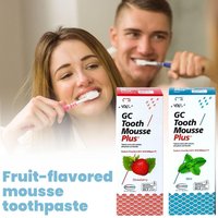 Gc Tooth Mousse Plus Remineralizing Dental Cream Strawberry Mint Tooth Mousse For Enamel Repair Daily Oral Care