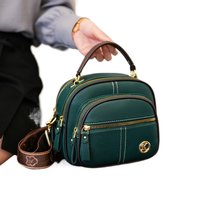 New Versatile Phone Bag, Korean Version Simple Mini Fashionable Shoulder Crossbody Bag, Zipper Closure, Women's Bags