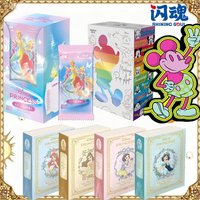 Original Disney Princess Collectible Cards Magical Story Anime Rare Cards Ariel Snow White Lovely Girls Birthday Gift