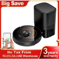 Robot Vacuum Cleaner ABIR K30,Auto-empty Dock,UV Spot Cleaning,6500PA Suction,Multi-floor Map,Customized Wet Dry Room Cleaning,