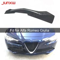 Car Racing Front Bumper Lip Carbon Fiber for Alfa Romeo Giulia Sedan 2015 2016 2017 2018 Car Lip Accessories