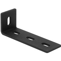 8 Gauge Carbon Steel L Shaped Corner Brace, Slotted Pre Drilled Angle Bracket for Home Woodworking Shelf Furniture
