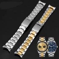 For Tudor Black Bay 79230 79730 Heritage Chrono Solid Stainless Steel Watchband metal Watch Strap Men's wristbands Bracelet 22mm