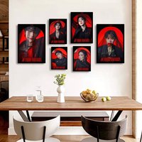 A-ATEEZ-Z KPOP Adhesive Wall Art Poster Canvas Bedroom Children, Study Living Room For Home Room Decor