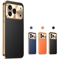 Case For Honor 600 600Pro PU Leather Shockproof Plating Cover For Honor 600 Pro Texture Lichee Pattern Lens Protection TPU Shell