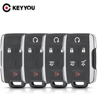KEYYOU Replacement Remote Car Key Case For Chevrolet Colorado Silverado Suburban Tahoe For GMC Sierra Canyon Yukon XL