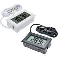 1pc Mini Digital LCD Thermometer With Probe Indoor Convenient Temperature Sensor For Aquarium Fish Tank Home Fridge Thermometer