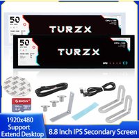 8.8 Inch IPS Secondary Screen Tpye-C CPU GPU RAM Computer Monitoring USB Turing Smart Screen Chassis Use TURZX Software