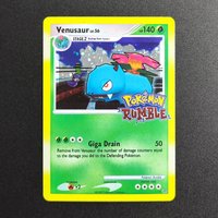 Proxy Pocket MonSter 2009 P.M EN RUMBLE VENUSAUR 1 Collectibles Card RARE Single Card Classic Game Anime Cards Toys