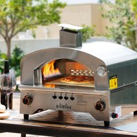 Large Gas Pizza Stove Kiln Italian Classic Pizza Oven Stainless Steel Oven Hornos Para Panaderia Mini Oven Kitchen Accessories