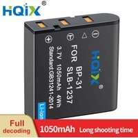HQIX for SAMSUNG Digimax L55 L55W L85 L85W Camera SLB-1237 Charger Battery