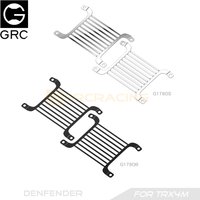 GRC 1/18 Stainless Steel Front Lampshade Protection Net Metal Mesh Grille for TRX4M Defender Upgrade Option Parts #G178OS/G178OB