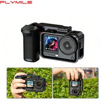 Flymile Street Grip Kit Photography Handle for DJI Osmo Action 6 Camera Handle with Shutter Button Accessories