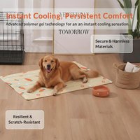 Reusable Pet Cooling Mat Waterproof Gel Pad For Dogs And Cats Summer Non Toxic Cool Bed Mat