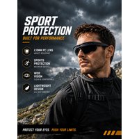 AliExpress NONE 3 Lens Sports Sunglasses UV400 Cycling Glasses Safety Protective Eyewear Windproof Dustproof for Cycling Running Fishing Driving