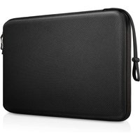 13 14 15.6 inch Laptop Sleeve Bag Shockproof Computer Bag Waterproof EVA Protective Carrying Case Black with Straps