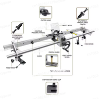 Woodworking lathe profiling bracket Profile frame armrest Lathe tool post guide Wooden rotating profile bracket