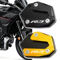 Motorcycle For YAMAHA YZFR7 YZF-R7 YZF R7 YZF-R7 | CNC Accessories Kickstand Foot Side Stand Enlarger Pad & Tire Valve