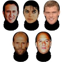 AliExpress NONE Celebrity Speed and Passion Series Full Face Masks, Funny Cycling Scarves, Dustproof Headsets, Headwear, Role Playing Props.