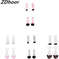 Horse Hoof Hand Shoes Costume Accessorise Set Animal Hooves Gloves Shoe Covers with Elastic Straps for Cosplay Dress Up Party